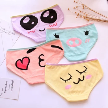 

New Sexy Ladies Underwear Cotton Panties Women Cute Cartoon Girls Underwear Lingerie Briefs Female Panties Braguitas Mujer C0069