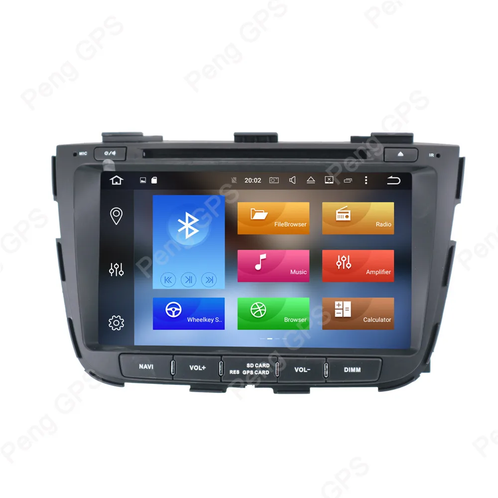 Discount Octa Core 2 Din Android 8.0 for Kia Sorento 2012 2013 2014 2015 GPS Navigation Built in CD DVD Player Bluetooth 1080P Headunit 1