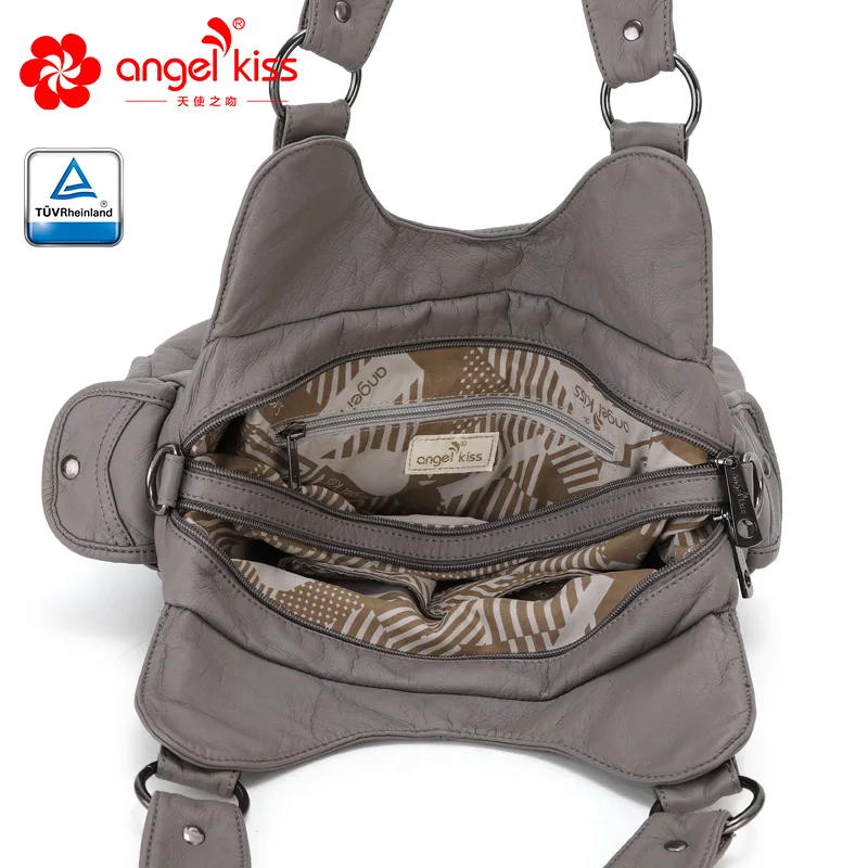 Женские сумки с карманами Angel Kiss Наплечные Сумки из искусственной кожи XS160773|Сумки