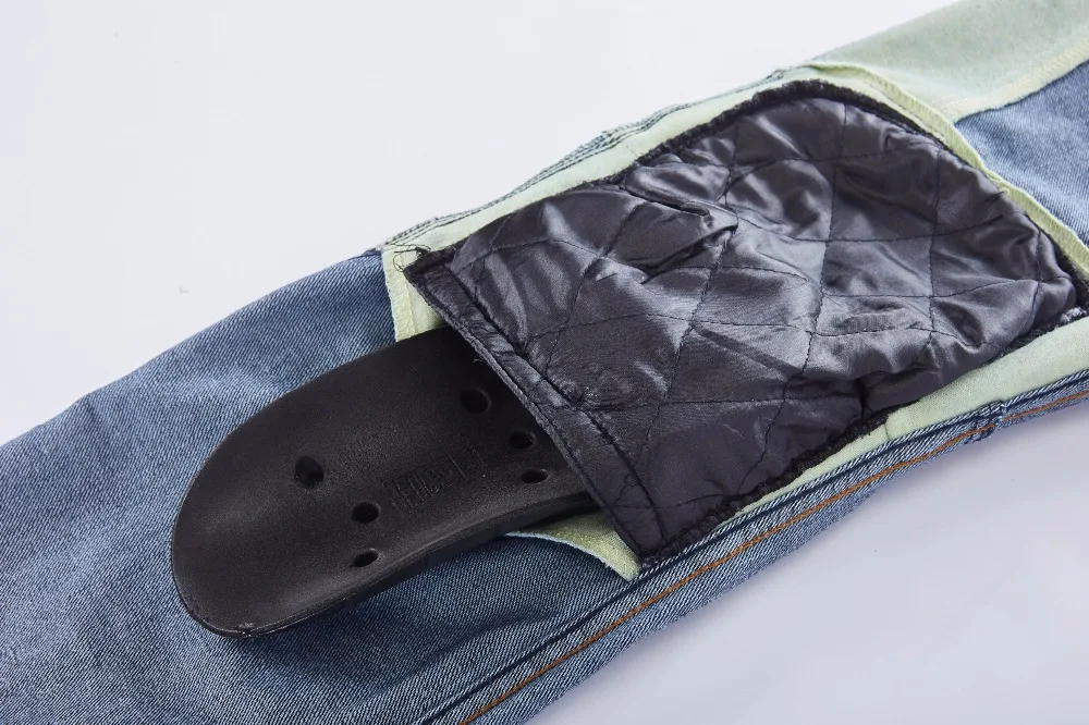 Рок Байкер 2018 WXF Motor Jeans Pantalon мужские джинсы Мотокросс Штаны хлопок мотокроссу