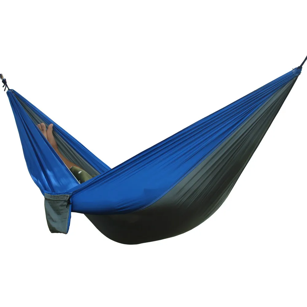2 People Hammock 2017 Camping Survival Garden Hunting Leisure Travel Double Person Portable Parachute Hammocks PTSP