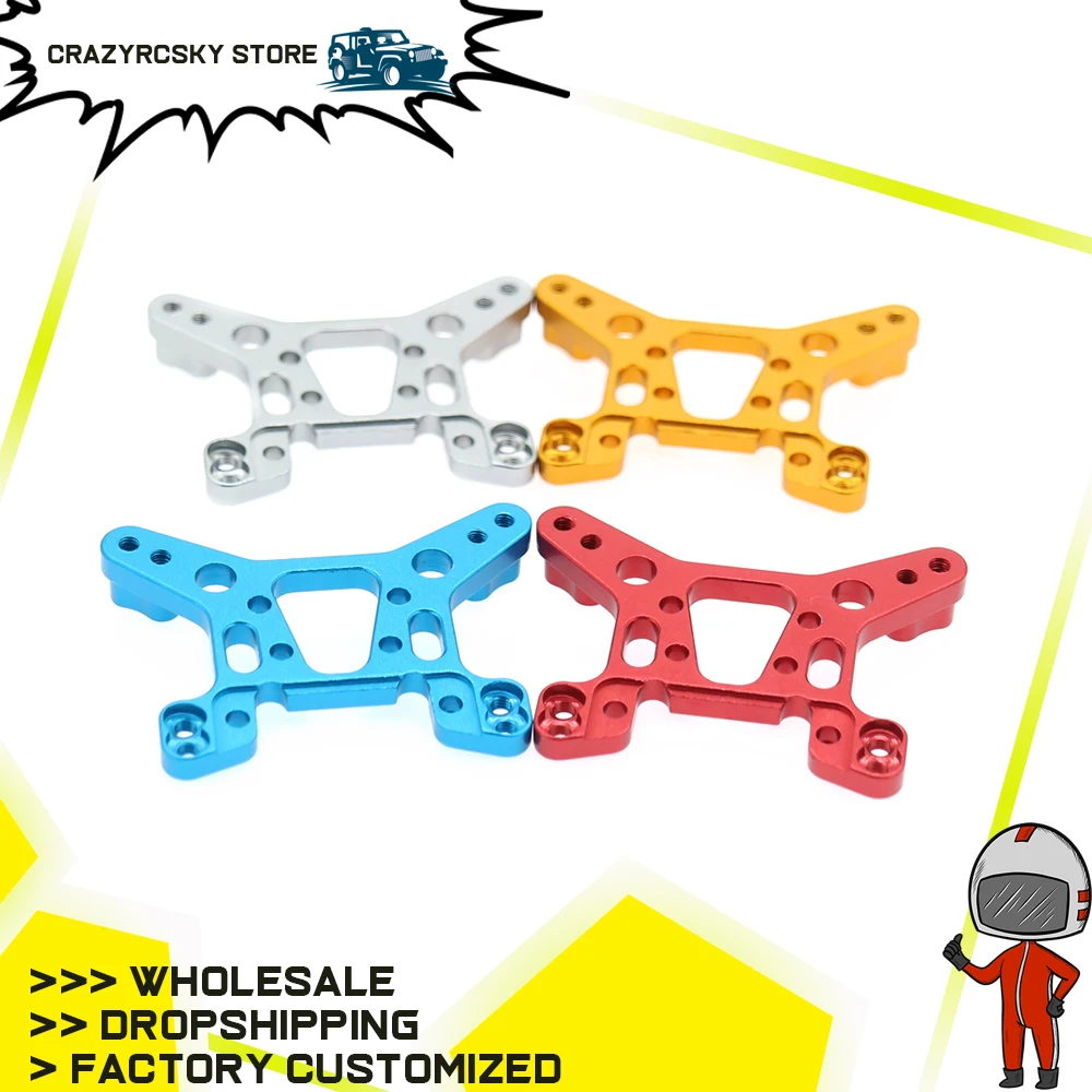 

1PC Alloy Aluminum Rear Shock Tower For Rc Hobby Model Car 1/14 Lc Racing Full Series BE6075 Hopup Parts Shock Plate
