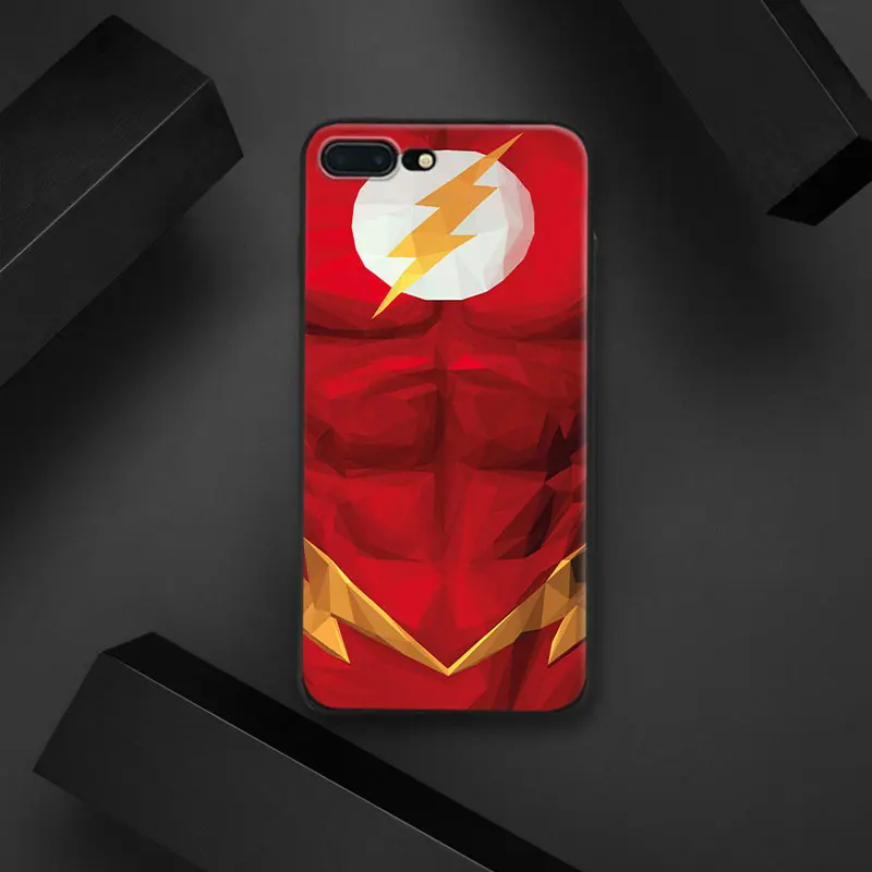 

The Flash body Amazing Artwork Coque Tpu Soft Silicone Phone Case Cover Shell For Apple IPhone 5 5s SE 6 6s 7 8 Plus X 10