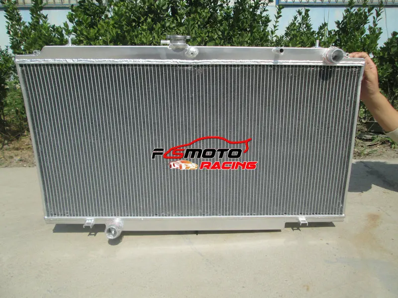3 ряда Полный алюминиевый радиатор+ вентилятор для Nissan Patrol Y61 GU 2,8/3,0 TD 97-01 авто AT/MT