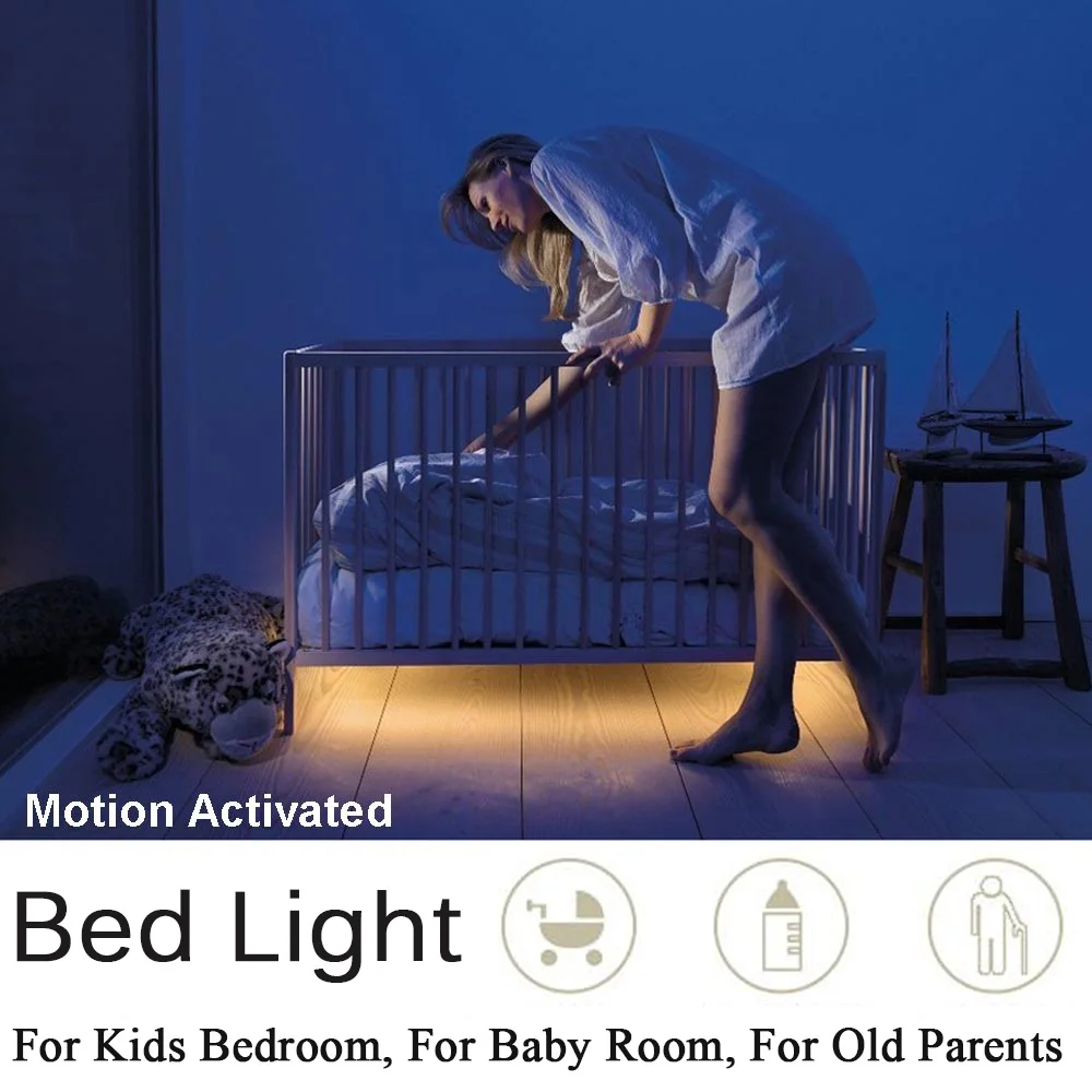 LED Strip Lights Motion Activated Bed Lights