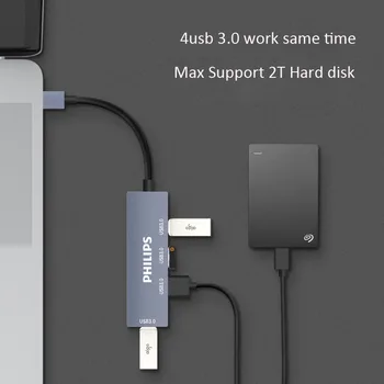 

Aluminium alloy Customize Laser Logo Usb 3.0 to 4 Usb 3.0 Hub