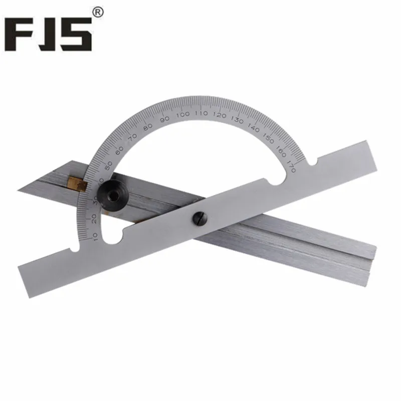 Adjustable Angle Protractor 150*100mm 10 170 Degree Angle Gauge Tools