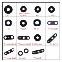 2 шт. оригинальная задняя камера со стеклянным объективом для huawei Y series Y3 Y5 Y6 Y7 II pro prime