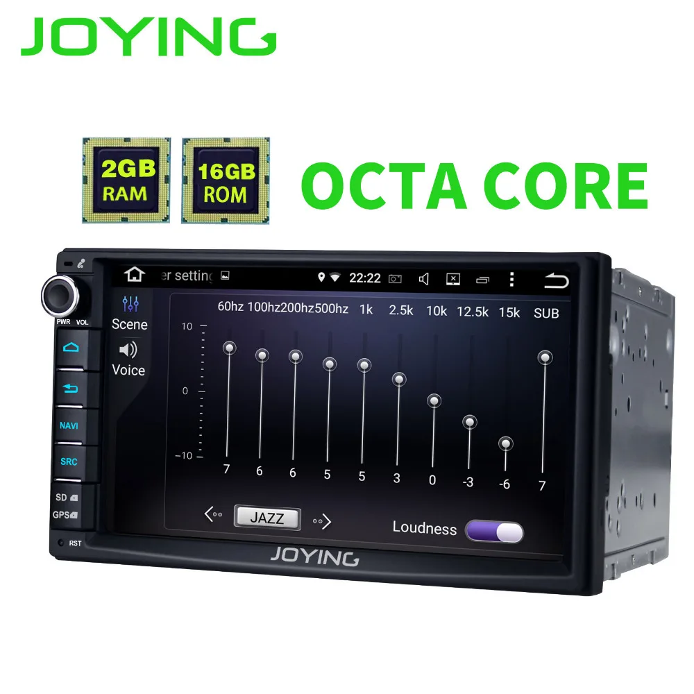 JOYING 8 CORE 2GB RAM Android 6.0 car head unit stereo