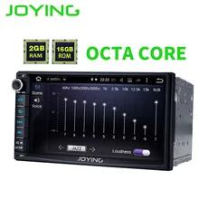 JOYING 8 CORE 2 GB RAM Android 6.0 autoradio unidad principal estéreo del coche OCTA core 2 DIN GPS del coche soporte del sistema DVR cámara de visión trasera OBD
