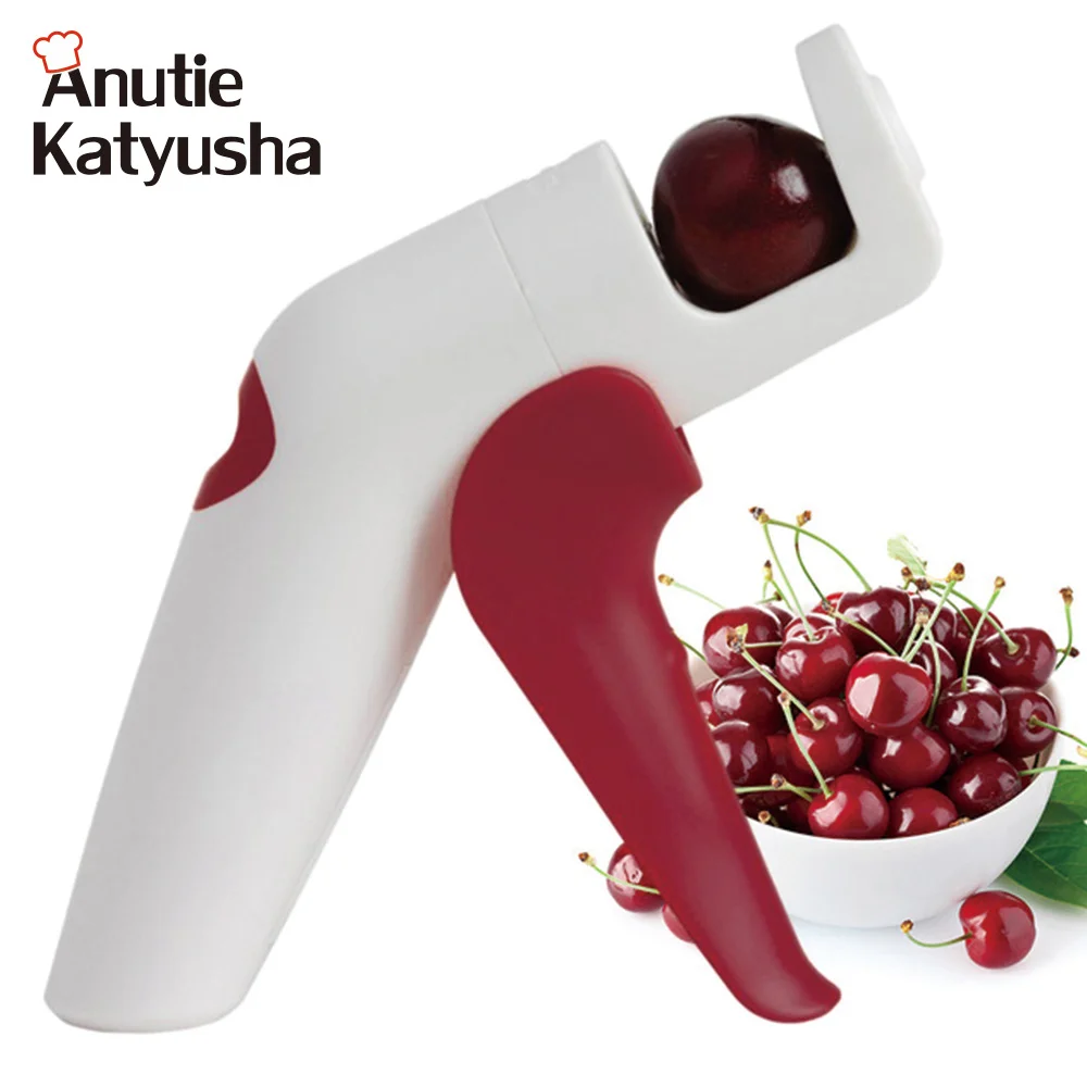 

Creative Plastic Cherries Pitters Fast Seed Remover Handheld Fruit Nuclear Corer Kitchen Tools Keep Complete Cherries