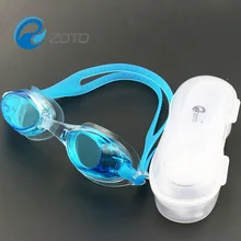 Горячая водонепроницаемый анти туман УФ ребенок Профессиональные цветные линзы дайвинг очки для плавания оптика плавательные очки natacion
