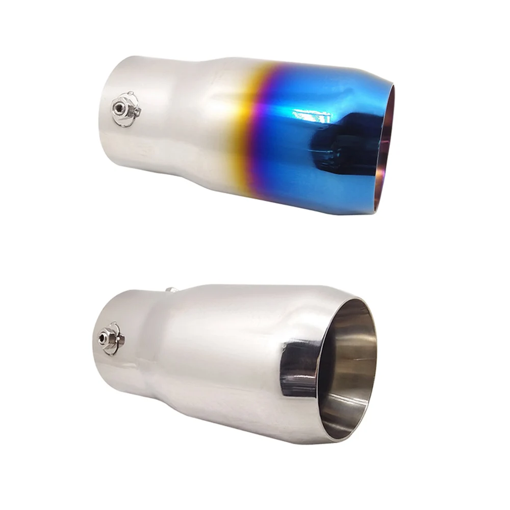 Car Styling Rear Tail Exhaust Pipe For Toyota Corolla Prado Reiz Mercedes BMW Peugeot 208 Nissan Ford Ranger 75 mm Diameter Tube |