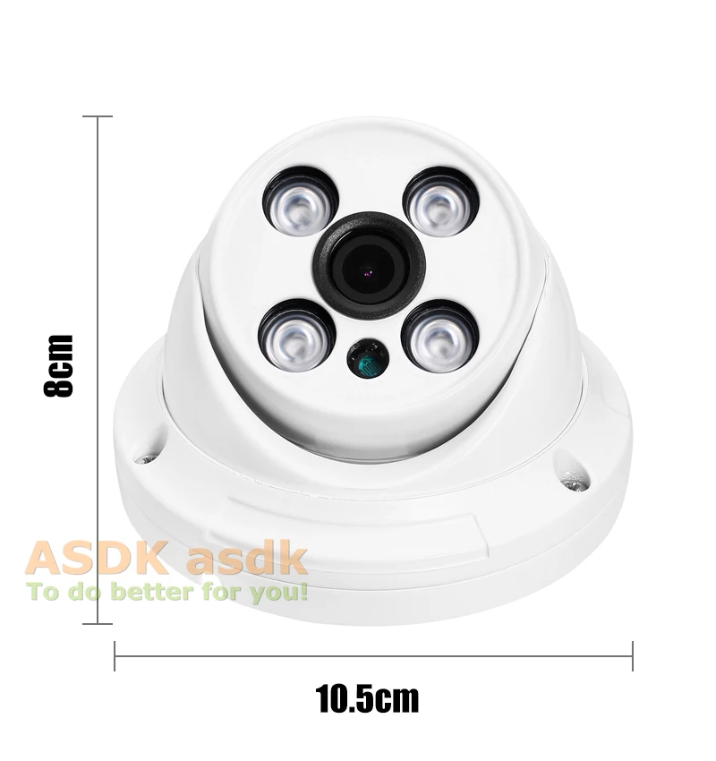 Водонепроницаемый 720 P/1080 P CCTV AHD камера наружная 1.0MP/2.0MP 4 Массив СИД ИК купольная
