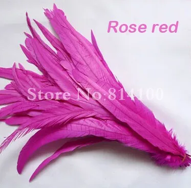 Natural Brown Rooster Tail Feather Accessories for DIY and Performance
