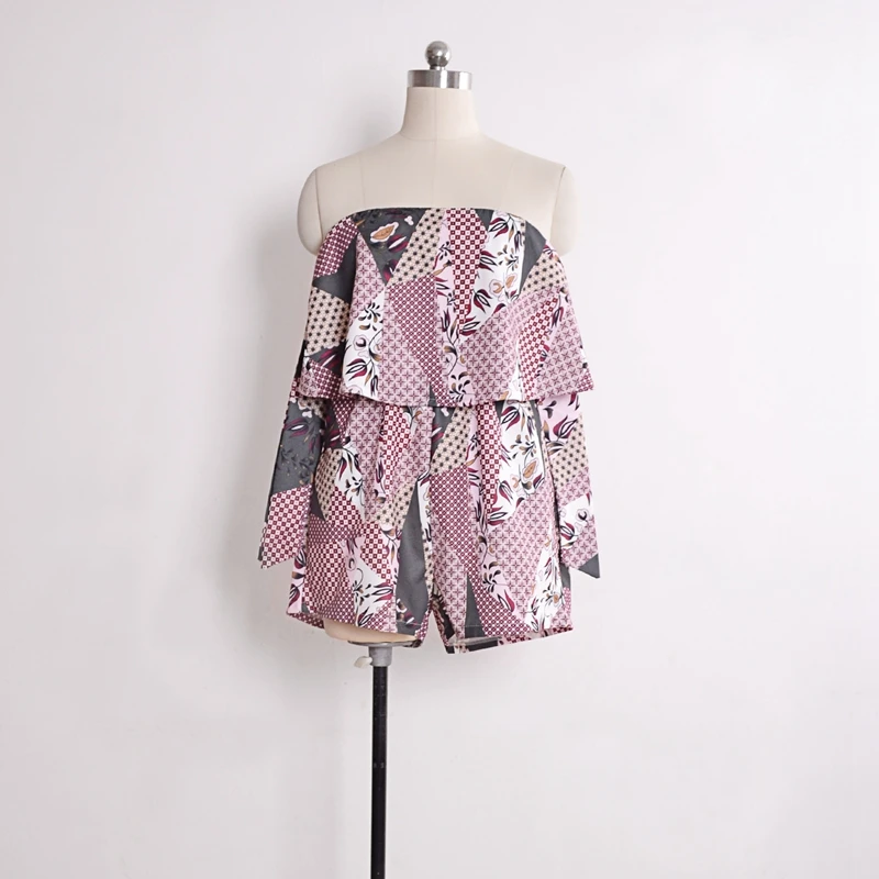 2019 Hot Sale Summer Off Shoulder Floral Sexy Jumpsuit Women 2019 Hot Sale Summer Off Shoulder Floral Sexy Jumpsuit Women