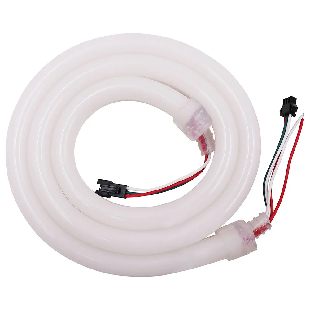 WS2812B WS2811 SK6812 RGB светодиодный неоновый пиксельный канат 60 Светодиодный s/M DC 5 В/12 В/24