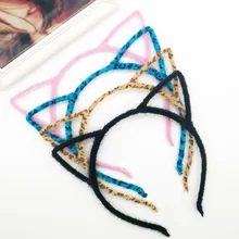 Serre-tête élégant femmes filles | 1 pièce, accessoires oreilles de chat, bandeau Sexy, multicolore outils de style, couvre-chef