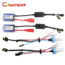 Cawanerl 35W H7 HID Xenon Kit 4300K 6000K 8000K 1 Pair Ballast 1 Pair Bulb Car