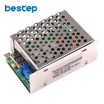 

10A High Power 300W DC-DC Adjustable Step-down Power Supply Module with Voltmeter Display