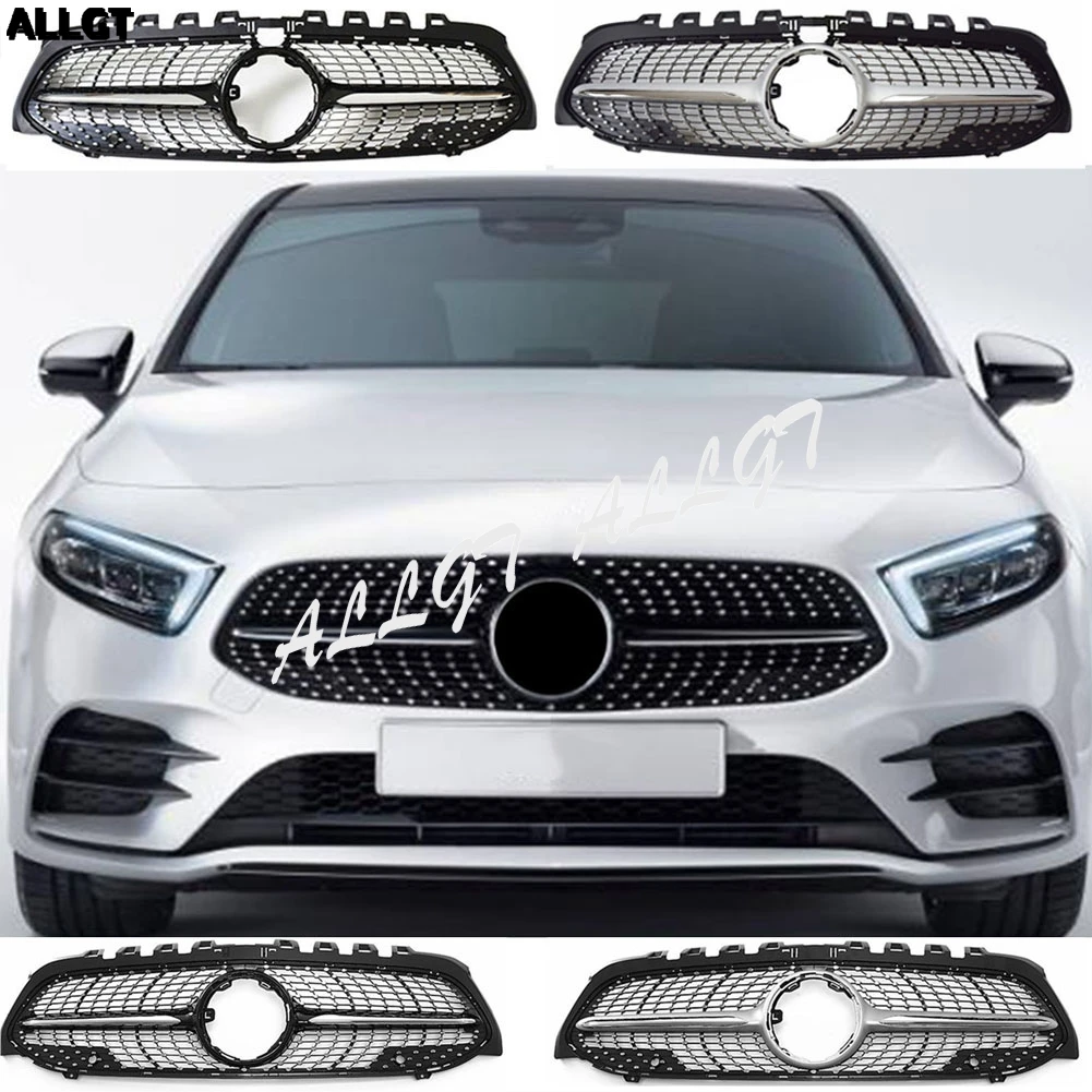 

Fit For Mercedes Benz W177 A Class Grille Front Grill A200 A250 for year 2019 Diamond Style