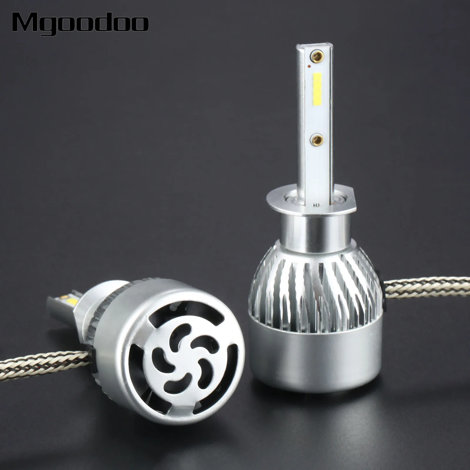 H1 LED Headlight Car Led Headlights Conversion Kit 44W 5600LM 6000K