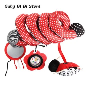 

Baby Cute Toys Spiral Activity Bed Stroller Set Toy Crib Hanging Bell Rattle