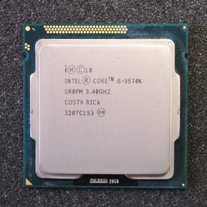 

Intel Core i5 3570K 3.4GHz 6MB 5.0GT/s SR0PM LGA1155 i5-3570k CPU Processor