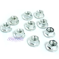 10pcs Side Cover Nuts Screw Nuts Fits For Husqvarna & Jonsered Chainsaw Parts 1