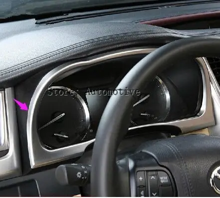 ABS Хромированная приборная панель декоративные блестки для Toyota Highlander2014