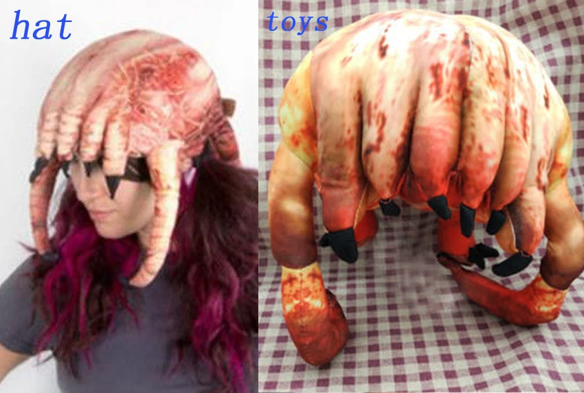 

New Half Life 2 Head Crab Plush toy doll Head Crab hat cosplay gift
