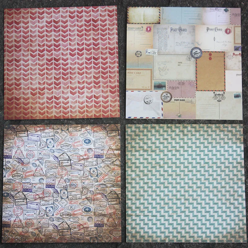 Скрапбукинг тканевый бумажный пакет из 24 листов 6 ''сделай сам украшение для альбома фоновая накладка художественные оригами бумажные пакеты бумага для творчества для открыток