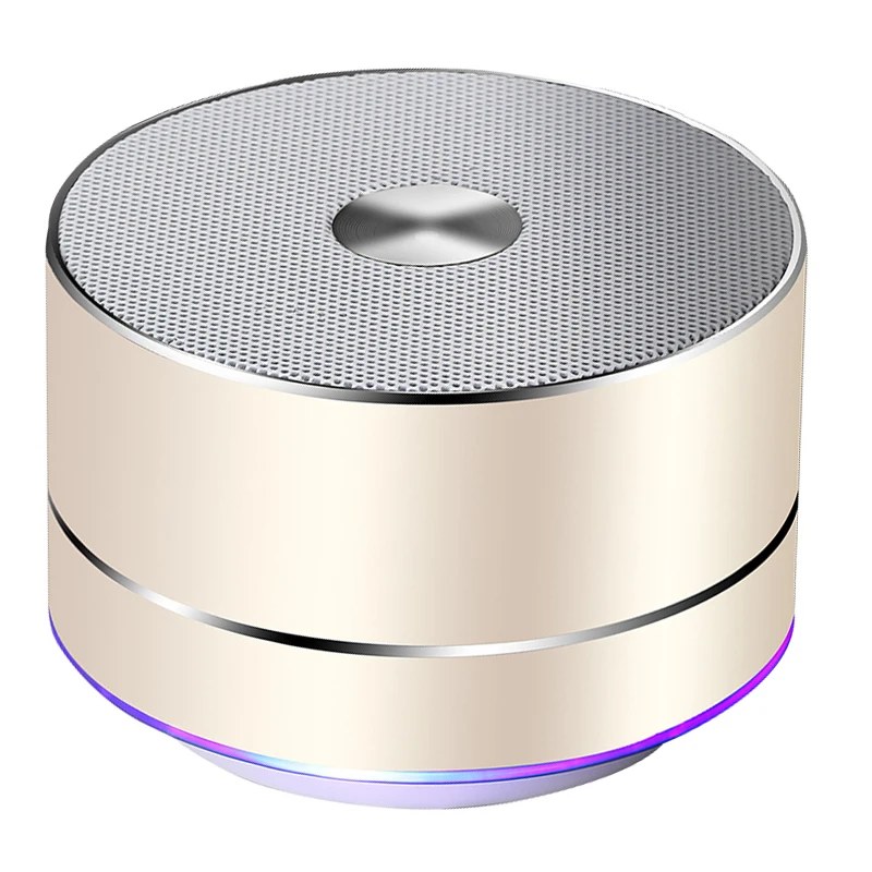 LENRUE Wireless Portable Deep Bass metal Mini Subwoof Hifi Sound