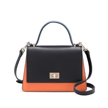 Маленькая дамская сумочка Новая мода женская сумка из коровьей кожи на плечо округлая сумки для спорта и отдыха