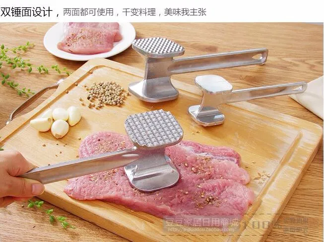 Бытовые Knock мясо Молотки Мясо Tenderizer Молотки стейк из свинины Chop Молотки double faced Молотки мяса