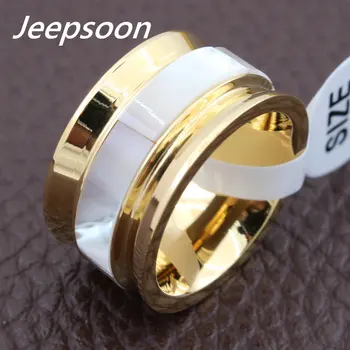 

Newest Fashion Round Pattern Rings Gold Color Wholesale Stainless Steel Jewelry For Women Gift Top Quality RBJFBOBF