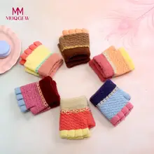 Новинка года; брендовые модные детские перчатки; хлопковые зимние перчатки для малышей; теплые варежки с рисунком в стиле пэчворк; перчатки для малышей