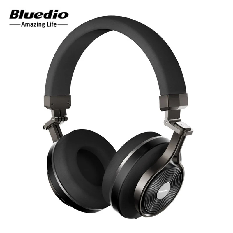ФОТО Bluedio T3 Plus (Turbine 3rd) T3+ Foldable Headset Wireless Bluetooth Stereo Headphones Auriculares with Mic/Micro SD Card Slot
