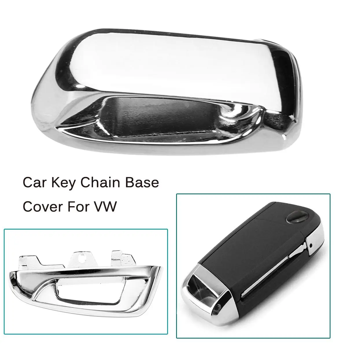 

Remote Key Chain Metal Cover Keyless Top Head Base for Volkswagen for VW Golf 7 MK7 GTI Touran 2016 Octavia A7 2015 2016