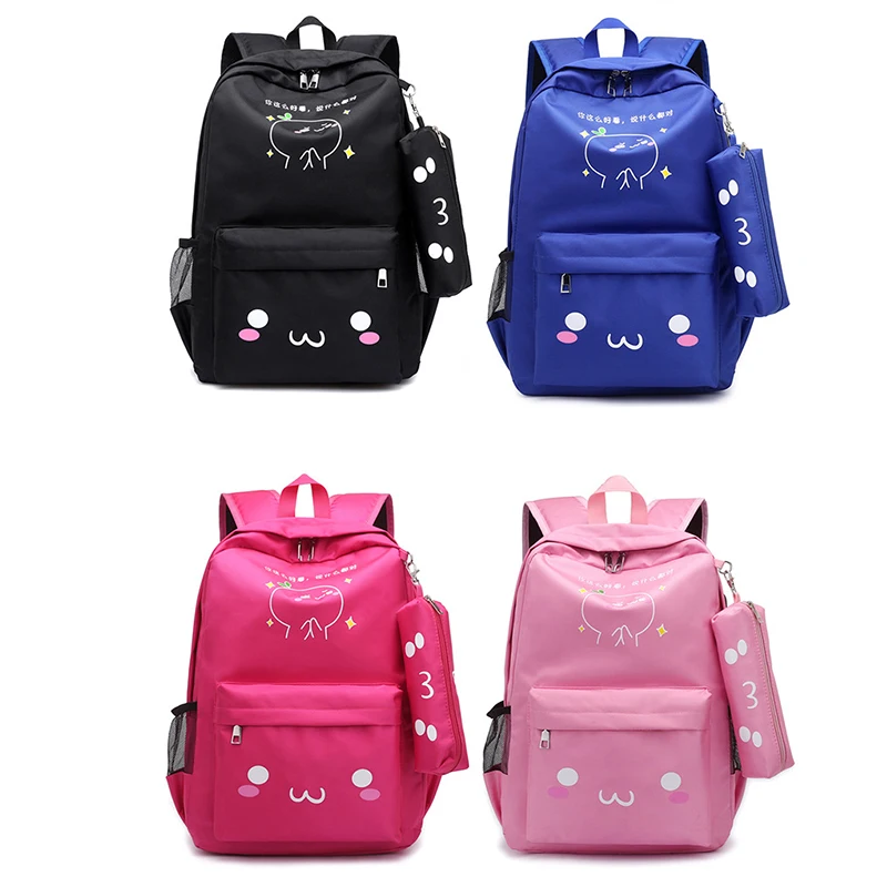 Подросток рюкзак школьные сумки для девочек-подростков USB большой Ёмкость Для женщин качества школьный нейлон милый кот Back Pack женский рюкзак портфель школьный для мальчиков рюкзак для школы бальшие сумки в школу