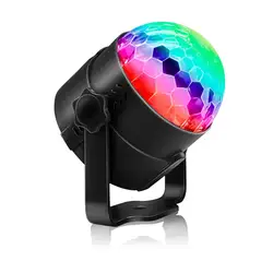 3-Цвет голосовое Вечерние огни с Дистанционное управление освещением, чешское стекло диско шар, стробирующий световой сигнал