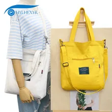 Hylhexyr, школьные женские сумки, модная Холщовая Сумка на плечо, сумка на молнии, сумки через плечо, кошелек, дорожные сумки-мессенджеры