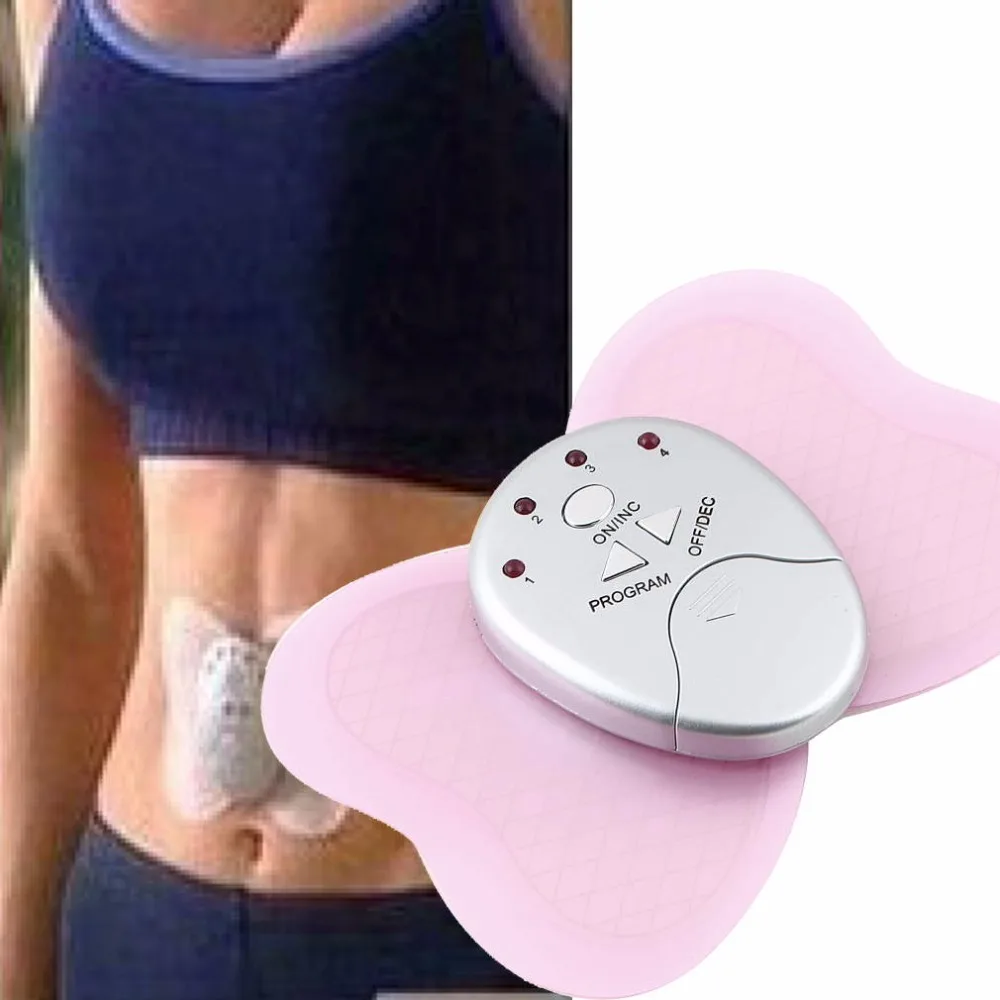 

Mini Electronic Body Muscle Butterfly Massager Slimming Vibration Fitness Professional Health Care Two Colors Available