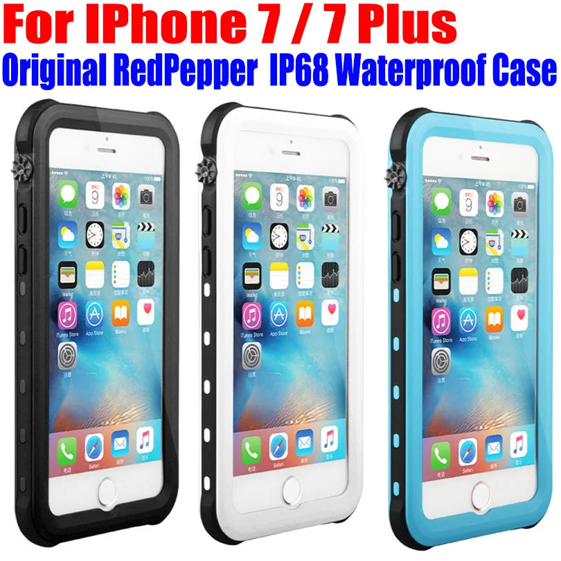 bilder für Für IPhone 7 Plus Fall Ursprüngliche RedPepper Dot Serie IP68 Wasserdicht tauchen Unterwasser PC + TPU Rüstung Abdeckung Für iPhone 7 IP712 bilder für Für IPhone 7 Plus Fall Ursprüngliche RedPepper Dot Serie IP68 Wasserdicht tauchen Unterwasser PC + TPU Rüstung Abdeckung Für iPhone 7 IP712