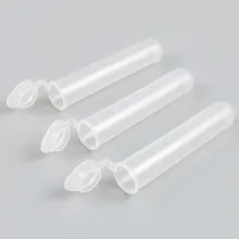200X10 мл 1/3 OZ Пластик прозрачный Тесты центрифужные пробирки кнопки пробирки с крышкой образца лабораторный контейнер новая Лаборатория