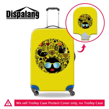 

Dispalang Striped Cat Elastic Thick Travel Luggage Cover Apply to 18-30 Inch Case Travel Accessories Suitcase Protective Cover