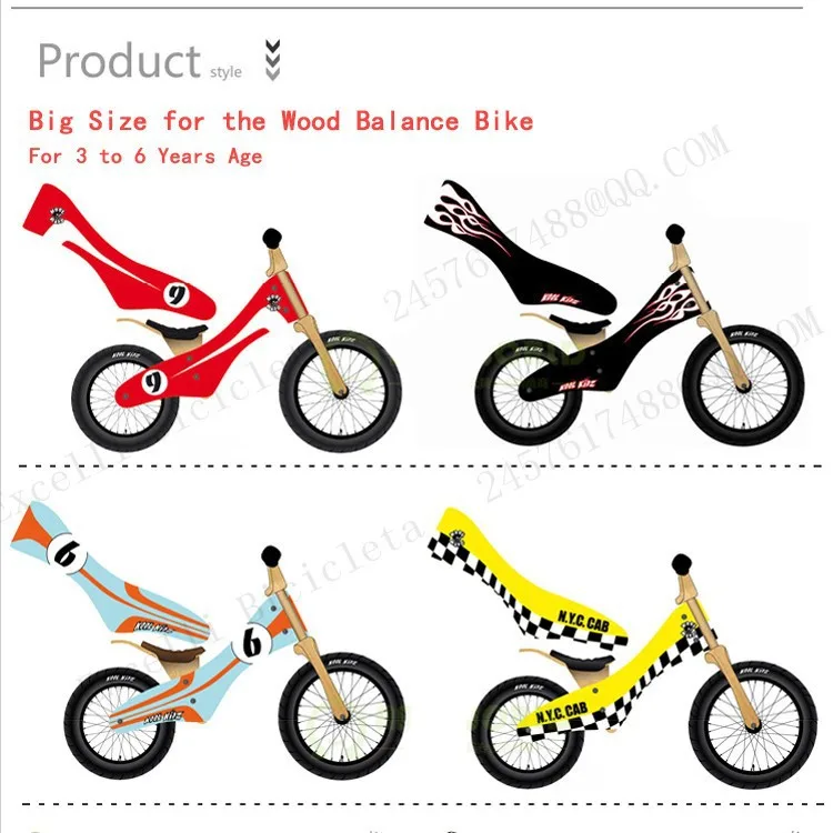 b03-Baby two wheels Wood Balance Bike for 2-6 Years age Bicicleta Infantil Balance Bike Kid's bicycle Common Childen's Cycling