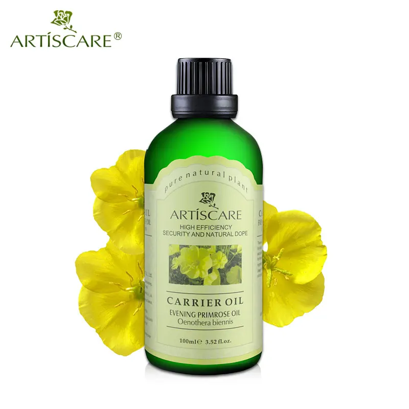 

ARTISCARE 100% Natural Evening Primrose Base Oil 100ml Face Brightening Whitening Moisturizing Increase Elasticity Massage Oil