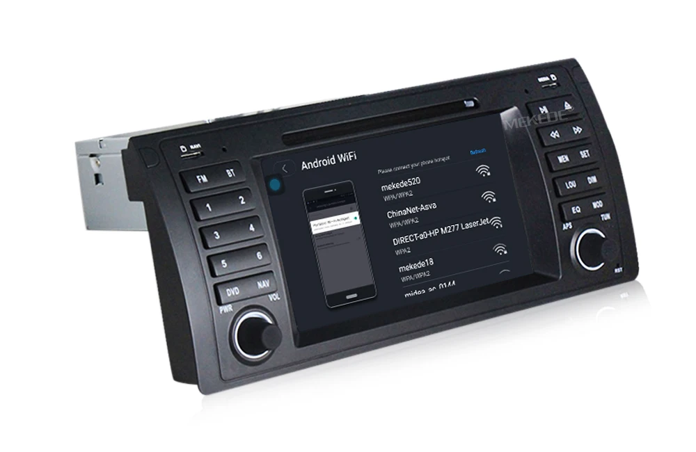 Cheap MEKEDE Android car dvd multimedia player for BMW 3series E39 E53 X5 M5 with 4G lte wifi 2G RAM 16G ROM GPS radio free shipping 39