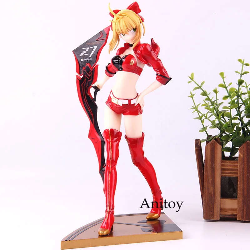 

Fate/Extra Stronger Nero Claudius Saber Racing Ver.Action Figure 1/7 Scale Type-Moon PVC Collection Model Toy